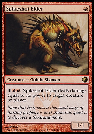 【JPN】《飛刺長老/Spikeshot Elder》[秘羅地創痕]