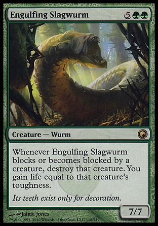 【JPN】《吞食熔滓亞龍/Engulfing Slagwurm》[秘羅地創痕]