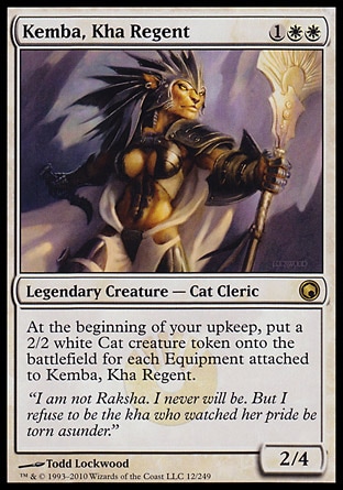 【JPN】 ☆Foil☆ 《攝政獅王肯芭/Kemba, Kha Regent》[秘羅地創痕]