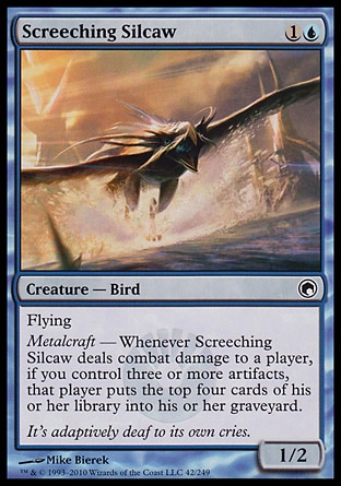 【JPN】《尖鳴銀海鴉/Screeching Silcaw》[秘羅地創痕]