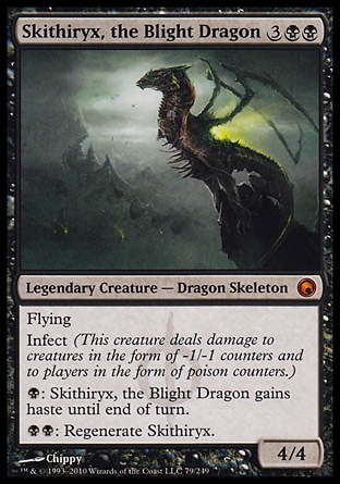 【JPN】《枯萎巨龍極茲銳/Skithiryx, the Blight Dragon》[秘羅地創痕]