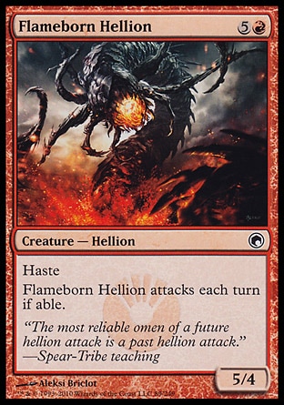 【JPN】《焰生地獄獸/Flameborn Hellion》[秘羅地創痕]