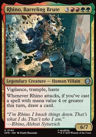 【ENG】《莽撞蠻漢犀牛人/Rhino, Barreling Brute》[漫威蜘蛛人]