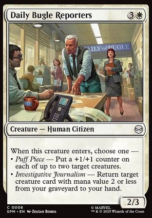 【ENG】《號角日報記者/Daily Bugle Reporters》[漫威蜘蛛人]