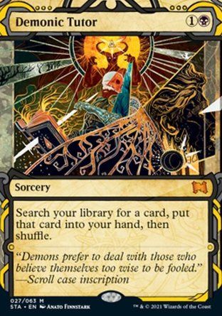【JPN】《邪魔導師/Demonic Tutor》[斯翠海文秘典]