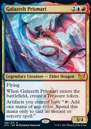【JPN】《加拉澤粹麗/Galazeth Prismari》[斯翠海文：魔法學校]