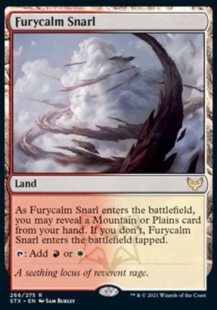 【JPN】《怒靜魔旋/Furycalm Snarl》[斯翠海文：魔法學校]