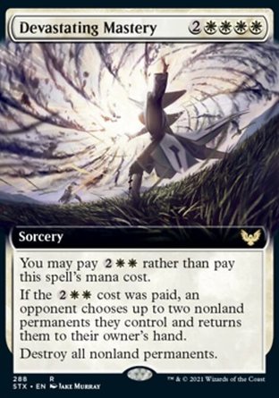 【JPN】 ☆Foil☆ 《毀滅奇技/Devastating Mastery》[斯翠海文：魔法學校]