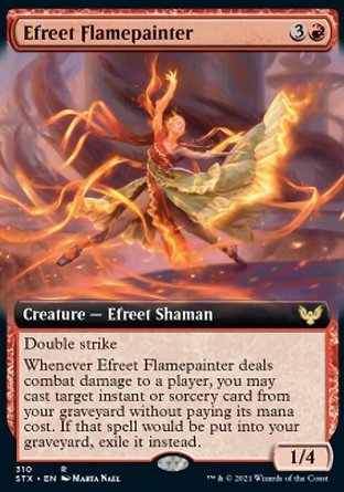 【ENG】《繪焰魔神/Efreet Flamepainter》[斯翠海文：魔法學校]