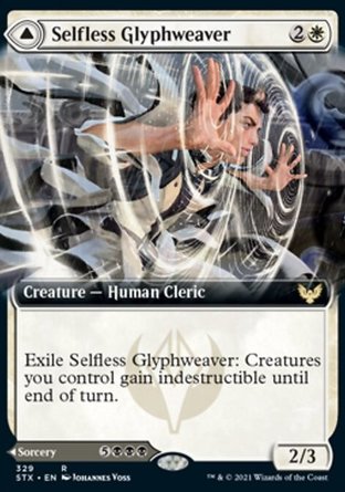 【ENG】《無私織符僧/Selfless Glyphweaver》[斯翠海文：魔法學校]