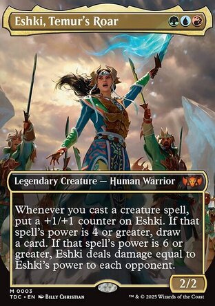 【ENG】《鐵木爾之吼艾絲琦/Eshki, Temur's Roar》[龍襲風暴指揮官]