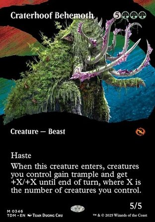【ENG】《隕蹄貝西摩斯/Craterhoof Behemoth》[韃契：龍襲風暴]