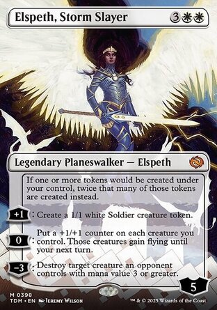 【ENG】《風暴剋星艾紫培/Elspeth, Storm Slayer》[韃契：龍襲風暴]