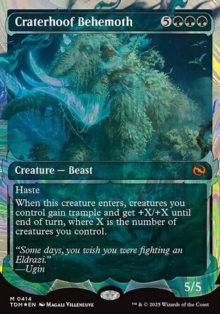 【ENG】《隕蹄貝西摩斯/Craterhoof Behemoth》[韃契：龍襲風暴]