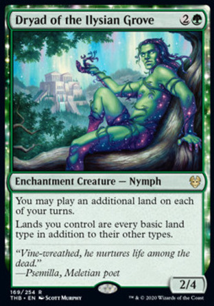 【JPN】《依呂夏林地樹靈/Dryad of the Ilysian Grove》[塞洛斯冥途求生]