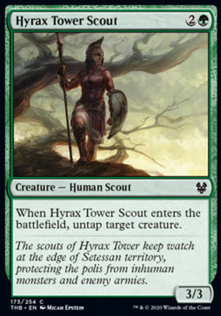 【JPN】《許拉茲塔斥候/Hyrax Tower Scout》[塞洛斯冥途求生]