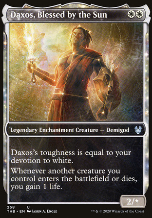 【JPN】《陽神祝佑的達克索斯/Daxos, Blessed by the Sun》[塞洛斯冥途求生異畫]