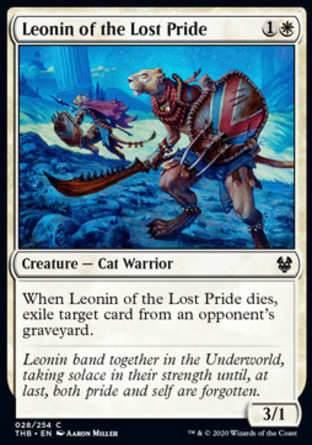 【JPN】《逝群獅族/Leonin of the Lost Pride》[塞洛斯冥途求生]