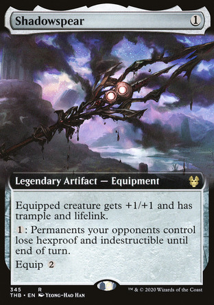 【JPN】 ☆Foil☆ 《蔽影矛/Shadowspear》[塞洛斯冥途求生]