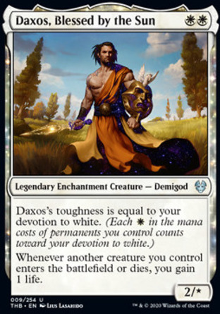 【JPN】《陽神祝佑的達克索斯/Daxos, Blessed by the Sun》[塞洛斯冥途求生]