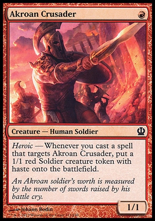【JPN】《阿喀洛斯聖戰軍/Akroan Crusader》[塞洛斯]