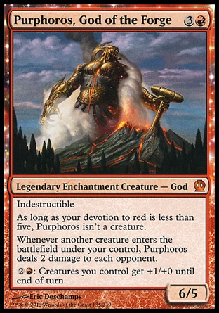 【JPN】《熔鍛神普羅烽斯/Purphoros, God of the Forge》[塞洛斯]
