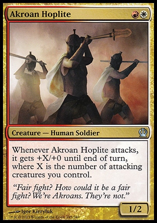 【JPN】《阿喀洛斯重裝步兵/Akroan Hoplite》[塞洛斯]