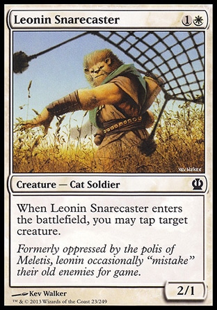 【JPN】《獅族佈陷手/Leonin Snarecaster》[塞洛斯]