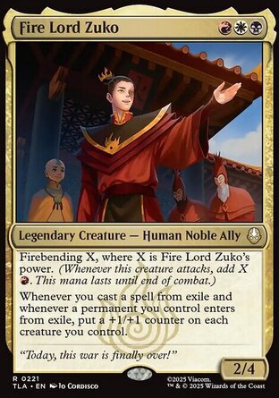 【ENG】《烈火王朱克/Fire Lord Zuko》[降世神通：最後的氣宗]