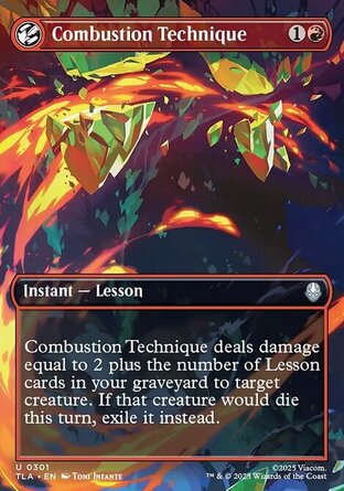 【ENG】 ☆Foil☆ 《爆焰絕技/Combustion Technique》[降世神通：最後的氣宗]