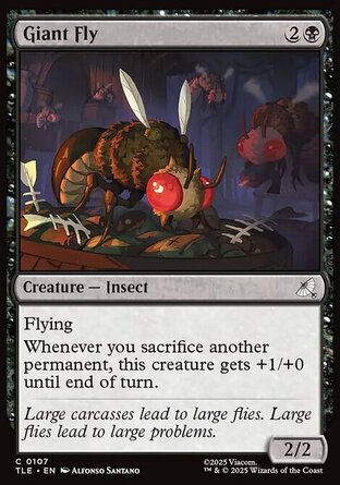 【ENG】 ☆Foil☆ 《巨型蒼蠅/Giant Fly》[降世神通：最後的氣宗永恆系列]