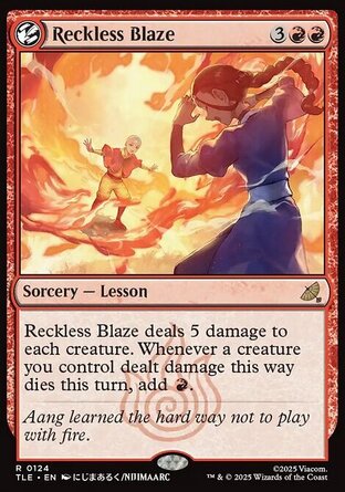 【ENG】 ☆Foil☆ 《魯莽火光/Reckless Blaze》[降世神通：最後的氣宗永恆系列]