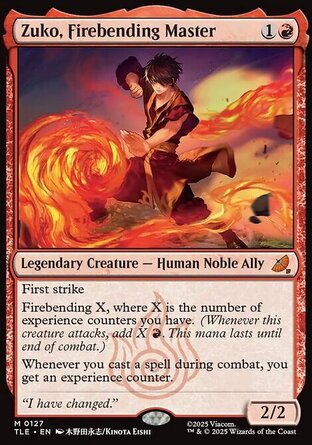 【ENG】 ☆Foil☆ 《振火宗師朱克/Zuko, Firebending Master》[降世神通：最後的氣宗永恆系列]