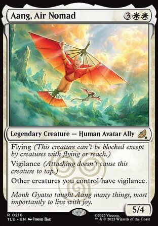 【ENG】 ☆Foil☆ 《氣和牧族民安/Aang, Air Nomad》[降世神通：最後的氣宗永恆系列]
