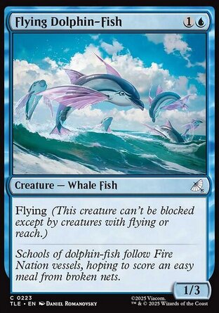 【ENG】 ☆Foil☆ 《飛天海豚魚/Flying Dolphin-Fish》[降世神通：最後的氣宗永恆系列]