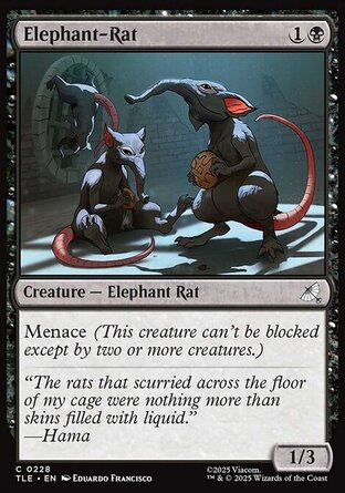 【ENG】 ☆Foil☆ 《象鼠/Elephant-Rat》[降世神通：最後的氣宗永恆系列]