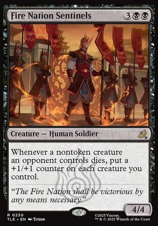 【ENG】 ☆Foil☆ 《烈火國哨兵/Fire Nation Sentinels》[降世神通：最後的氣宗永恆系列]