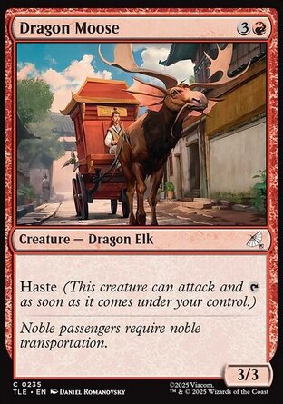 【ENG】 ☆Foil☆ 《龍駝鹿/Dragon Moose》[降世神通：最後的氣宗永恆系列]