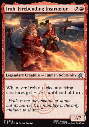 【ENG】 ☆Foil☆ 《振火教官愛和/Iroh, Firebending Instructor》[降世神通：最後的氣宗永恆系列]