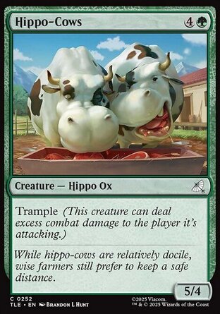 【ENG】 ☆Foil☆ 《河馬牛/Hippo-Cows》[降世神通：最後的氣宗永恆系列]