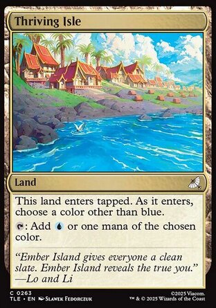 【ENG】 ☆Foil☆ 《強旺島嶼/Thriving Isle》[降世神通：最後的氣宗永恆系列]