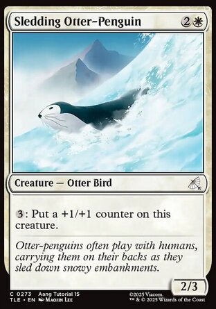【ENG】《雪橇企鵝獺/Sledding Otter-Penguin》[降世神通：最後的氣宗永恆系列]