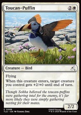 【ENG】 ☆Foil☆ 《巨嘴海鸚/Toucan-Puffin》[降世神通：最後的氣宗永恆系列]