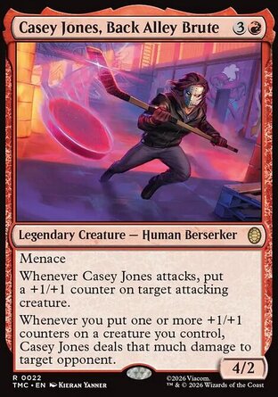 【ENG】 ☆Foil☆ 《後巷蠻勇凱西‧瓊斯/Casey Jones, Back Alley Brute》[忍者龜永恆系列]