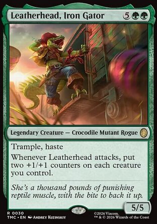 【ENG】《鋼鐵大鱷皮頭/Leatherhead, Iron Gator》[忍者龜永恆系列]