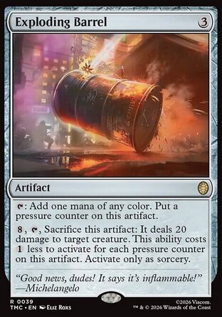 【ENG】《爆炸桶/Exploding Barrel》[忍者龜永恆系列]