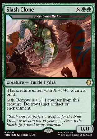 【ENG】 ☆Foil☆ 《厭鋼多頭龍/Steelbane Hydra》[忍者龜永恆系列]
