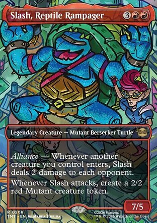 【ENG】《狂暴敵手史拉許/Slash, Reptile Rampager》[忍者龜]