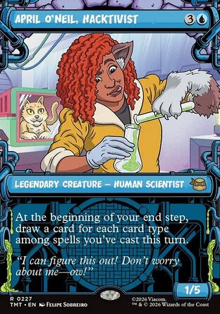 【ENG】《激進駭客艾波‧歐尼爾/April O'Neil, Hacktivist》[忍者龜]