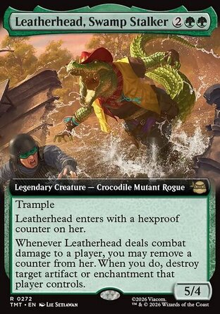 【ENG】《腐沼潛鱷皮頭/Leatherhead, Swamp Stalker》[忍者龜]